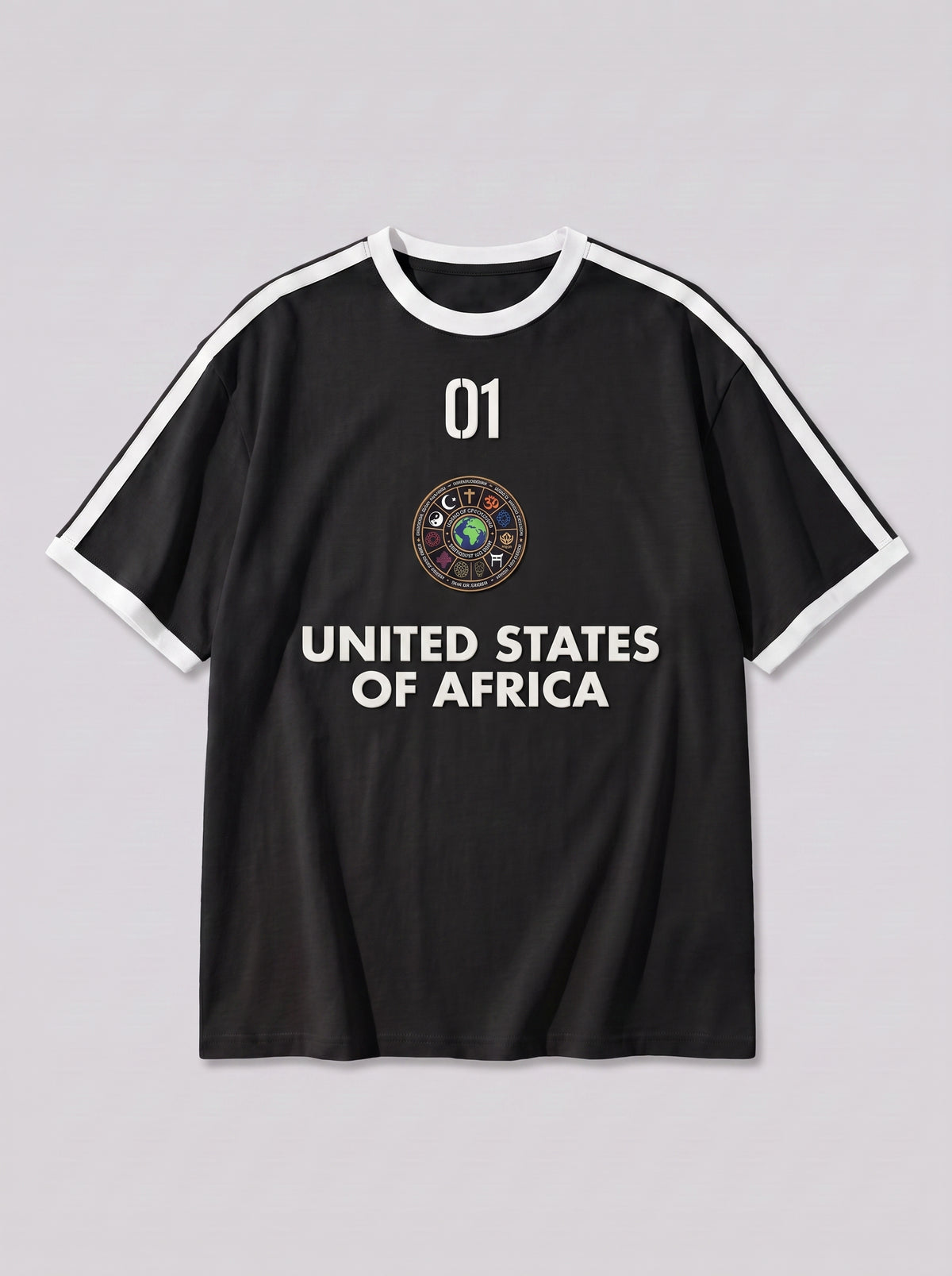 T-SHIRT SPORT - NOIR ET BLANC